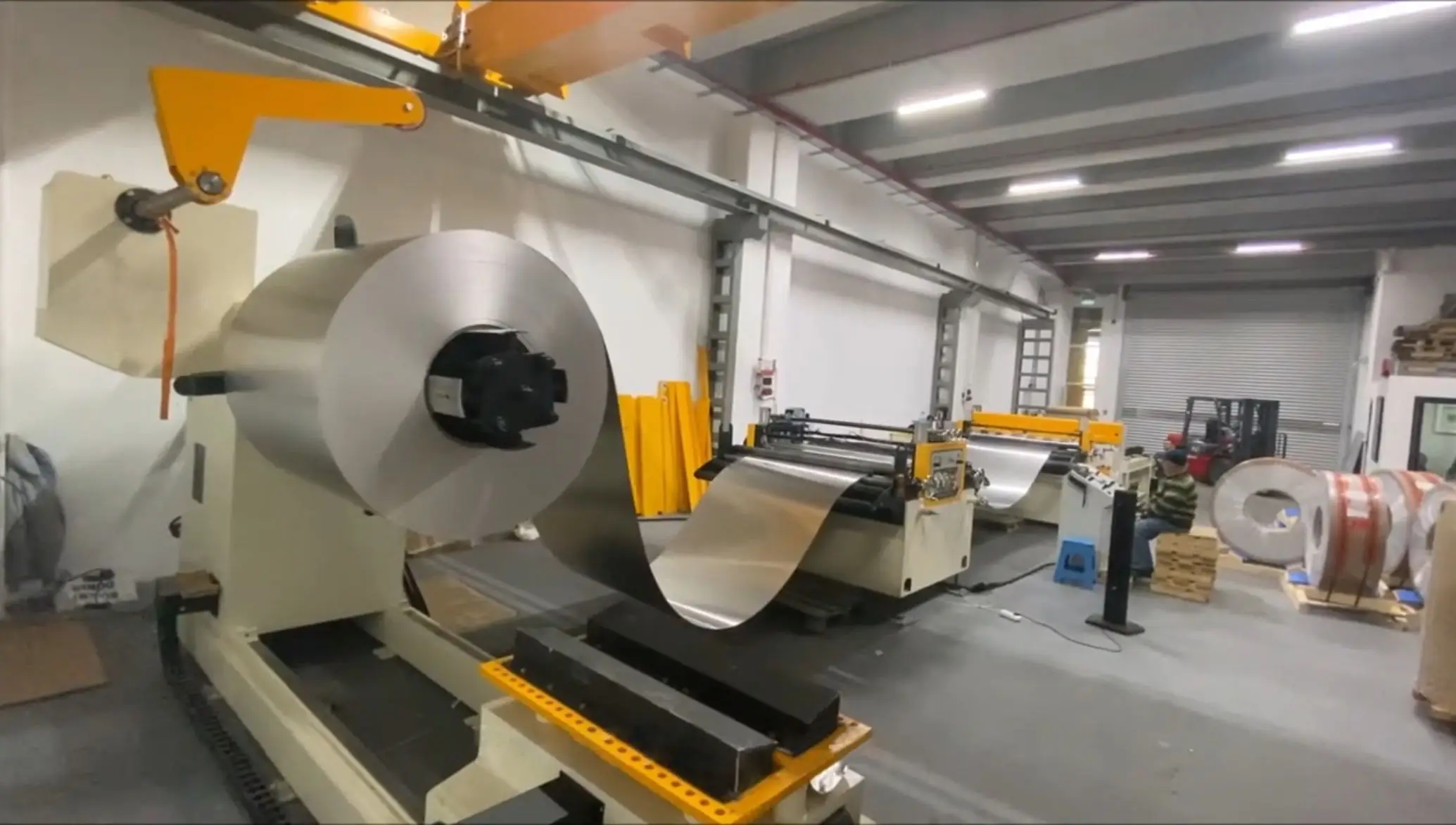 Cut to Length Machine for Stainless Steel Coil Decoiler Leveler Flying Shearing Cut to Length Machine
