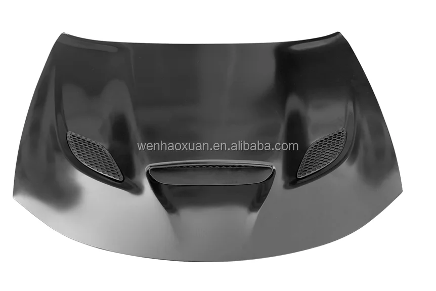 Srt Hellcat Style Hood Scoop Vent Unpainted Fits For Dodge Charger