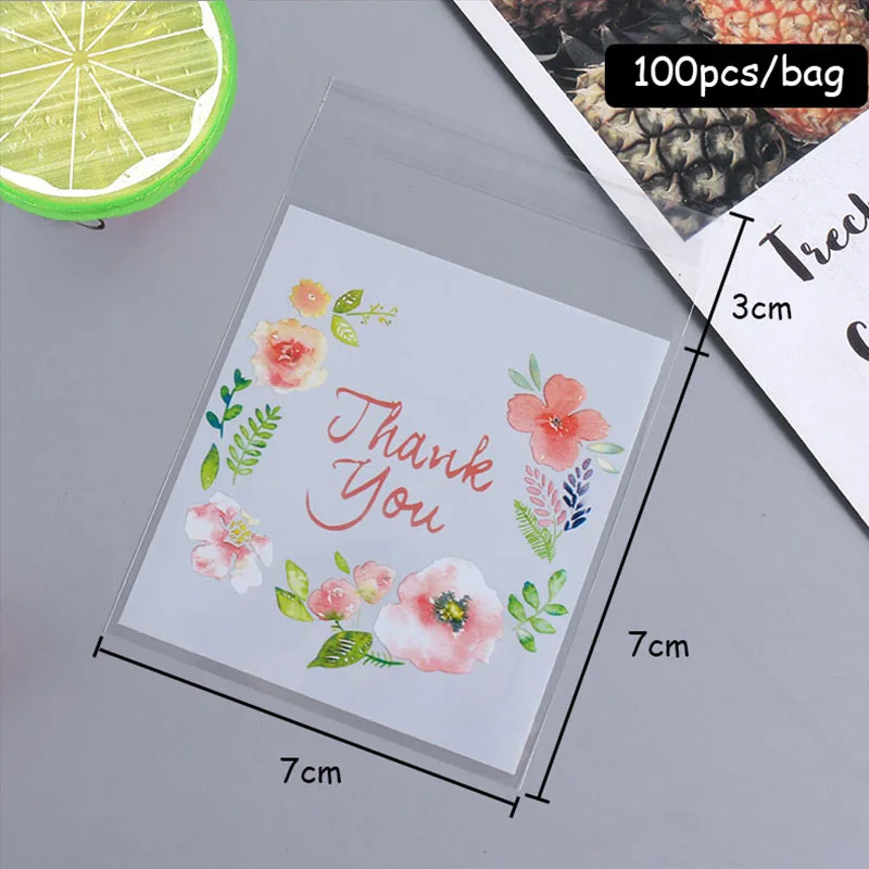 Bolsa translúcida para hornear galletas, bolsas de embalaje