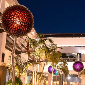 Enchanting Atmosphere with Outdoor LED Garden Lights for Commercial District Courtyards