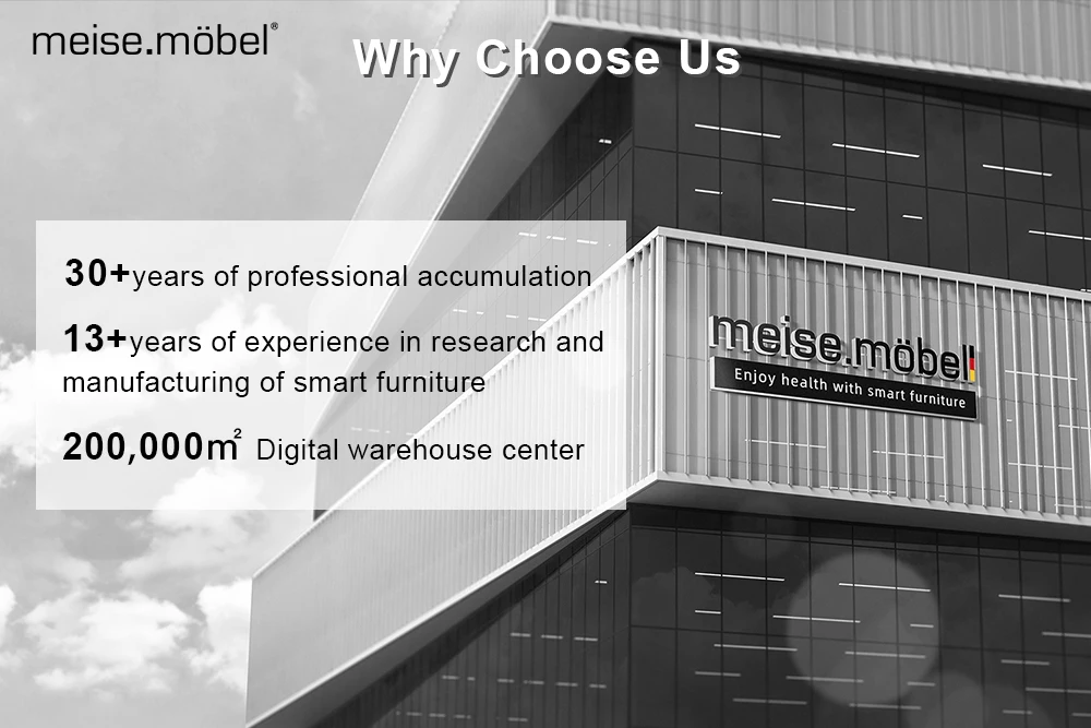 Meisemobel Smart Bed King Size Split King Adjustable Bed Frame Queen