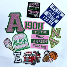 Factory large stock patches embroidery patches Iron on patch custom All Groups Sorority