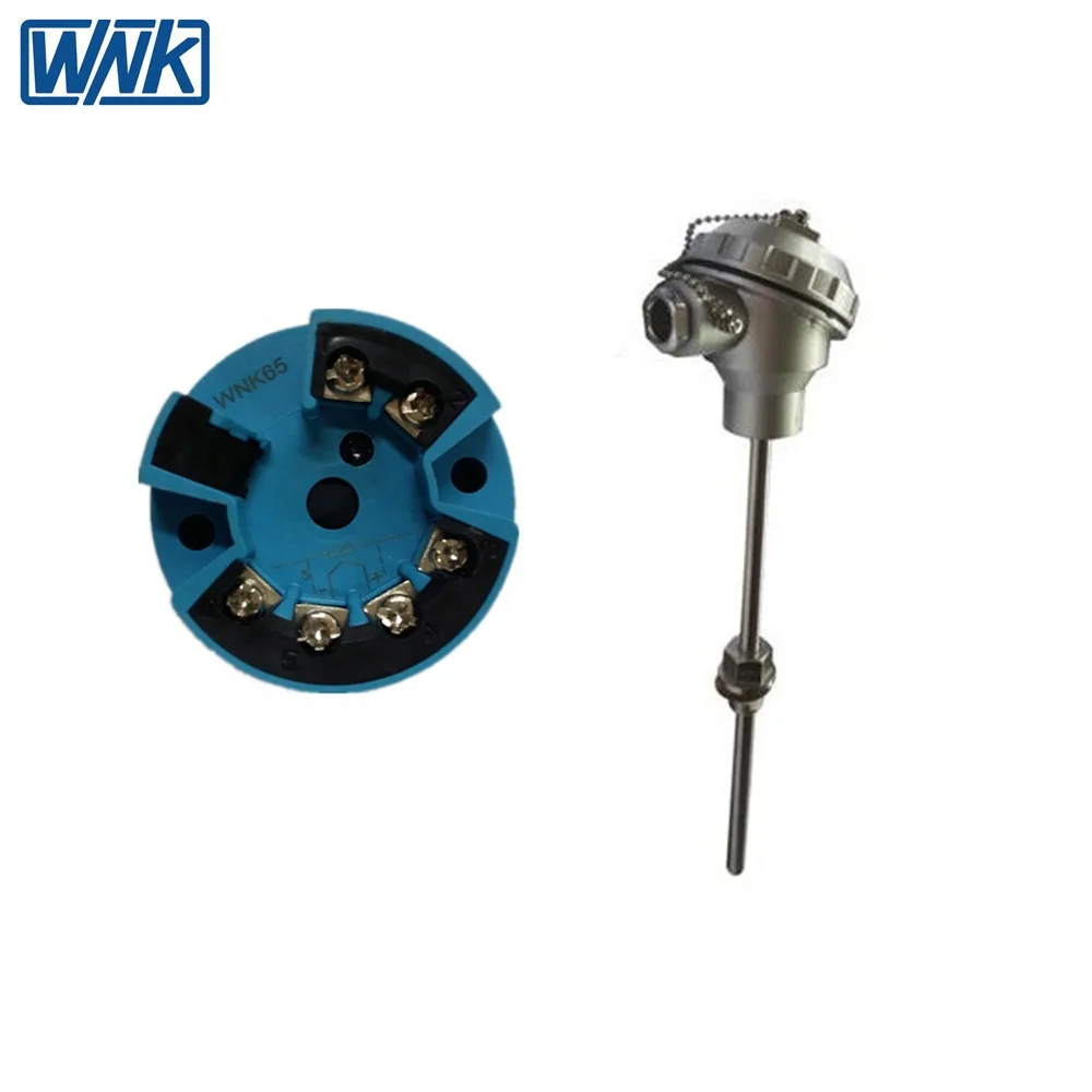 WNK Integrated PT100 Temperature Sensor Transmitter 4-20ma