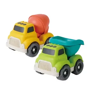 Kids 2pcs F/W Wheat Straw Material Trucks Toy