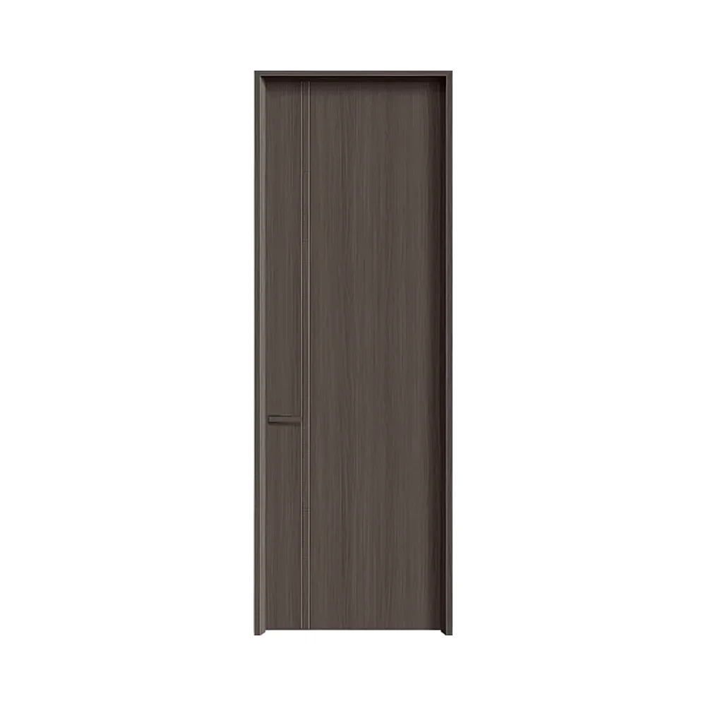 Modern Design New Aluminum Alloy Wood Composite Casement Door Interior Custom Wholesale for Bedroom Hotel