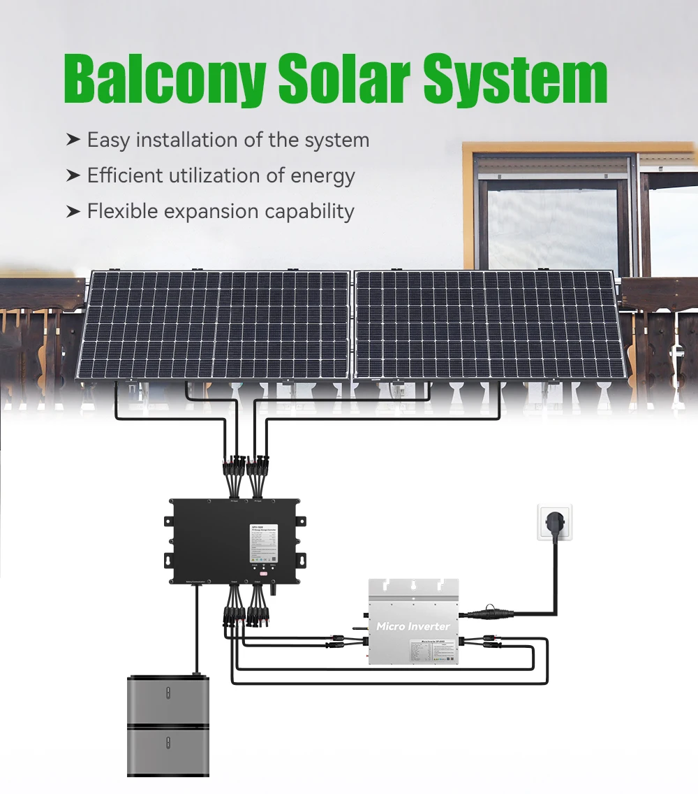 10 Years Warranty Ip67 Balcony Solar Micro Inverter 800w Smart ...