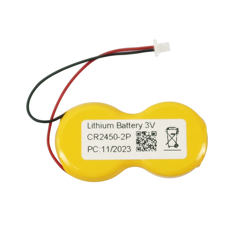 3V 1800mAh CR2450-2P Button Coin Cell Lithium CR2450 Battery Pack