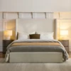 Ivory + Fabric+Metal + Foam+King