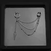 E024-Silver 2 (no ear hole an earring) 1 Piece