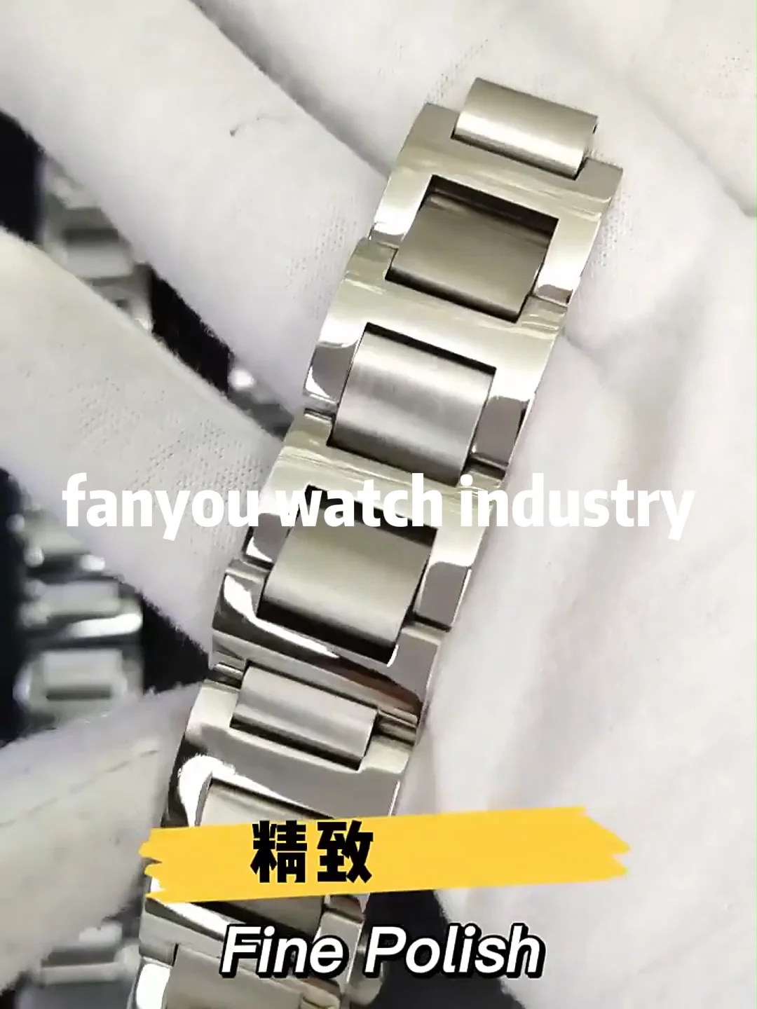 Stainless Steel Watchband For Cartier Blue Balloon Watch Strip Convex Mouth Men's And Women's