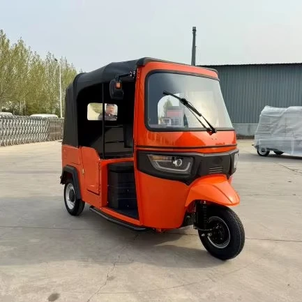 Open-Seated 60V 100Ah Electric Tuktuk 30-50km/h Speed Motorized