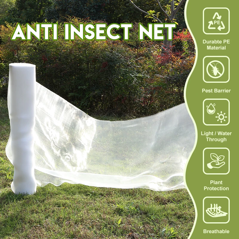 Insect Mesh Rpll Hot Selling 100% HDPE Agriculture Insect Net Greenhouse Net Anti Insect ...