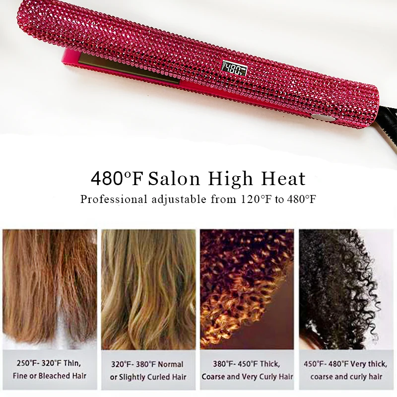 Unique Style And Top Quality Mini Hair Straighteners Custom Logo Flat Irons Professional Hair Straightener
