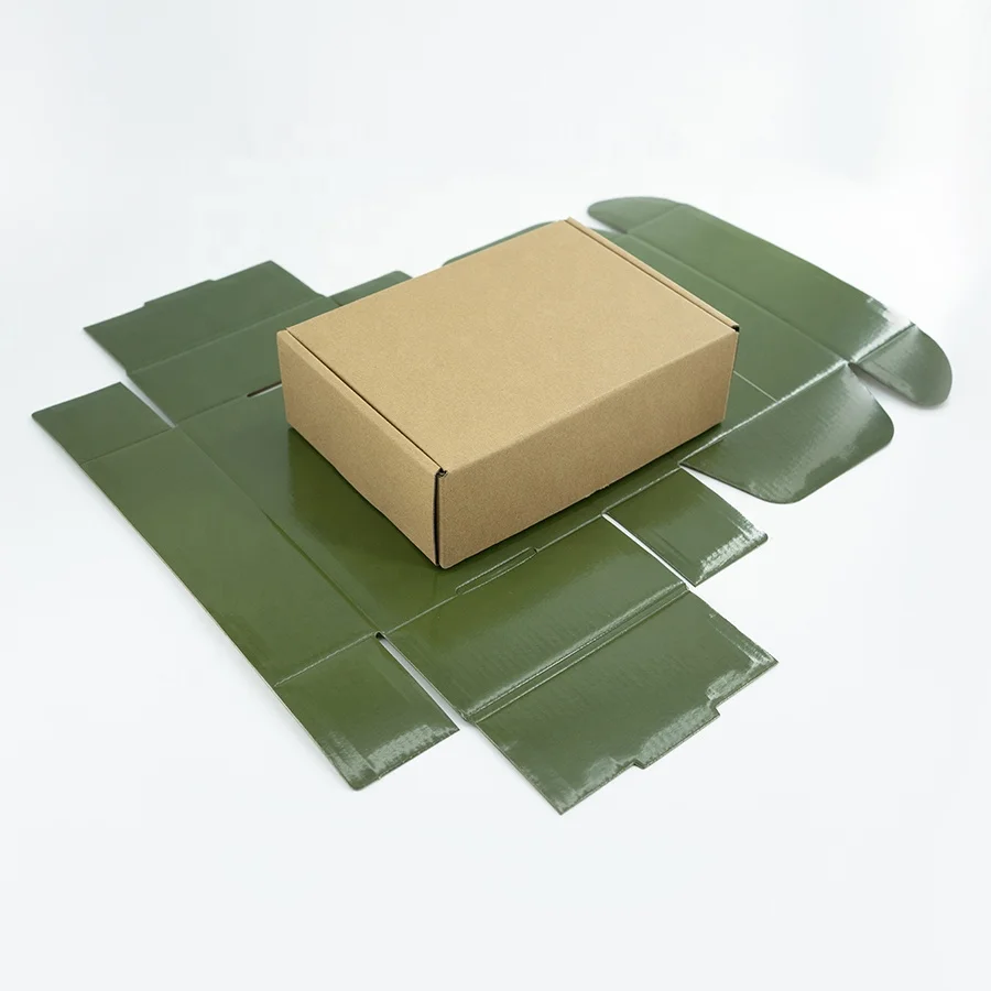 Tuck Top Custom High Quality Foldable Premium Double Custom Size Corrugated Mailer Box