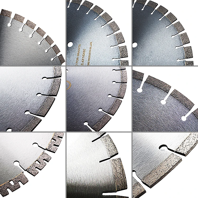Алмазный турбокамень премиум-класса, 350/400/450/500 мм, 14/16/18/20 дюймов, бесшумный резак, лезвие для пилы, резка гранита, мрамора, абразивный диск