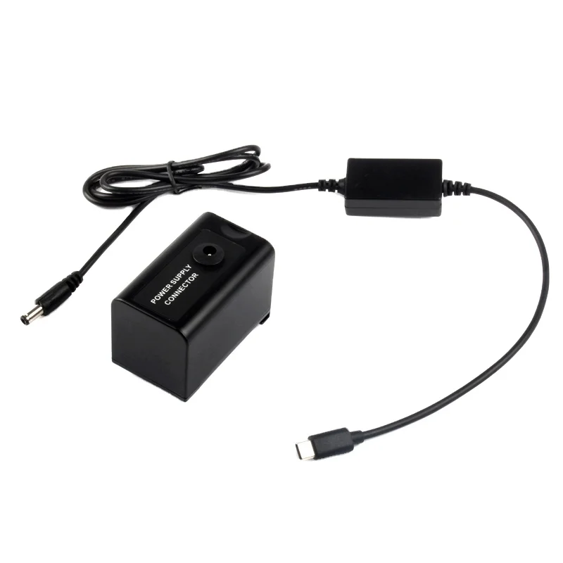 USB C TYPE-C To VW-VBD58/VBD98 Dummy Battery for UX180 MDH2/3 DVX200 UX90 PV100 PX298 Cameras