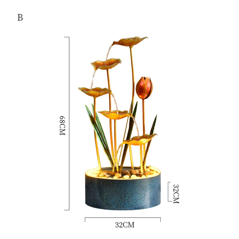 ТВ-шкаф, офис, гостиная, украшение для дома, настольный фонтан, металлические поделки для дома, шариковый фонтан
