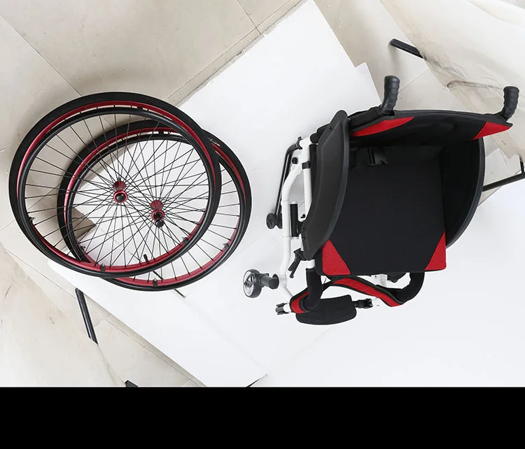 Active Wheelchair Folding Portable Ultra Light Aluminum Alloy Quick