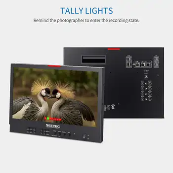 SEETEC ATEM156S-CO 15.6  4*SDI Multi-camera Broadcast Monitor with Flightcase Portable Broadcast Monitor Field Monitor Broadcast detail image