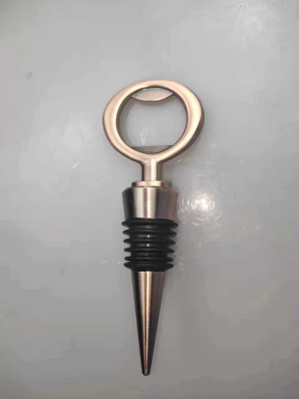 Blank Bottle Stopper Stainless Steel Classic Bottle Stopper With