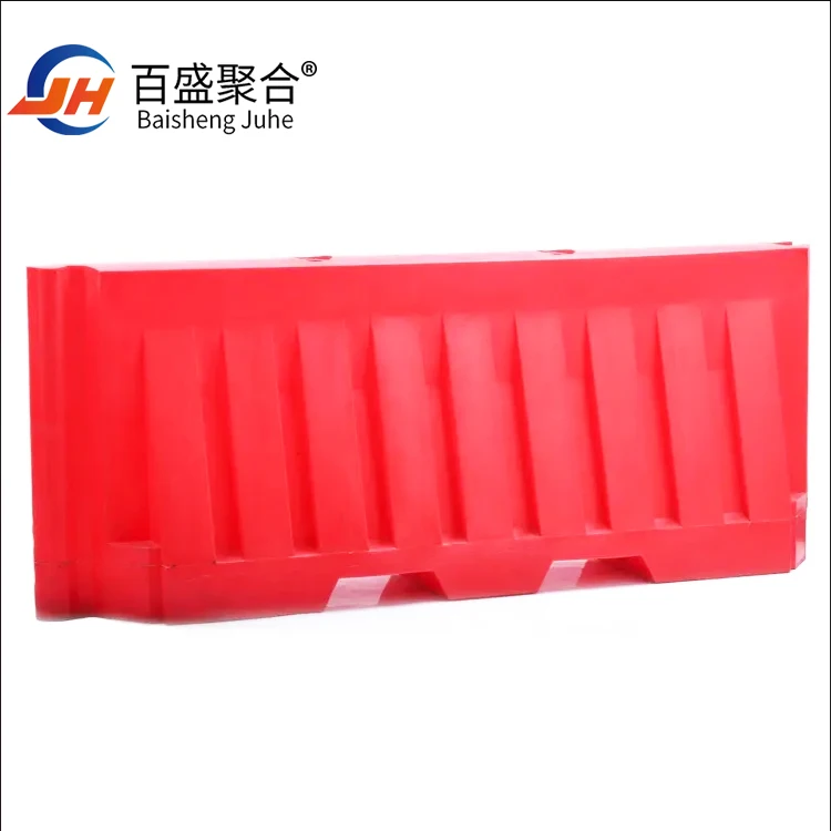 Red Plastic Road Safety Water Filled Traffic Barriers Water Filled ...