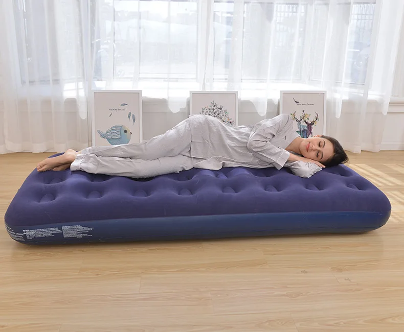 Intex Double Design Air Bed Inflatable Air Mattress With Builtin Pump