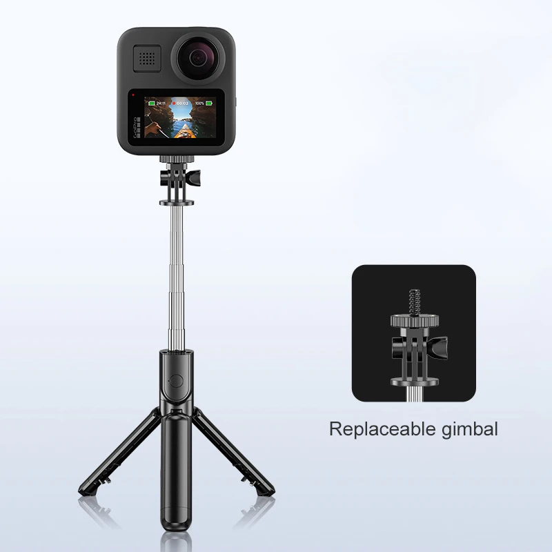 Складной мини штатив-Трипод с поворотом на 360 градусов Выдвижной Штатив для смартфона и камеры S03 беспроводная