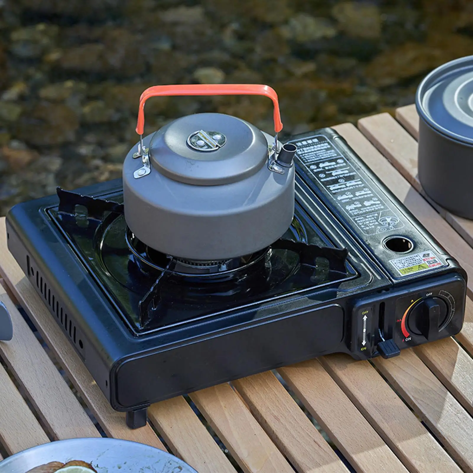Outdoor Kitchen Single Burner Gas Stove Portable Cooktop