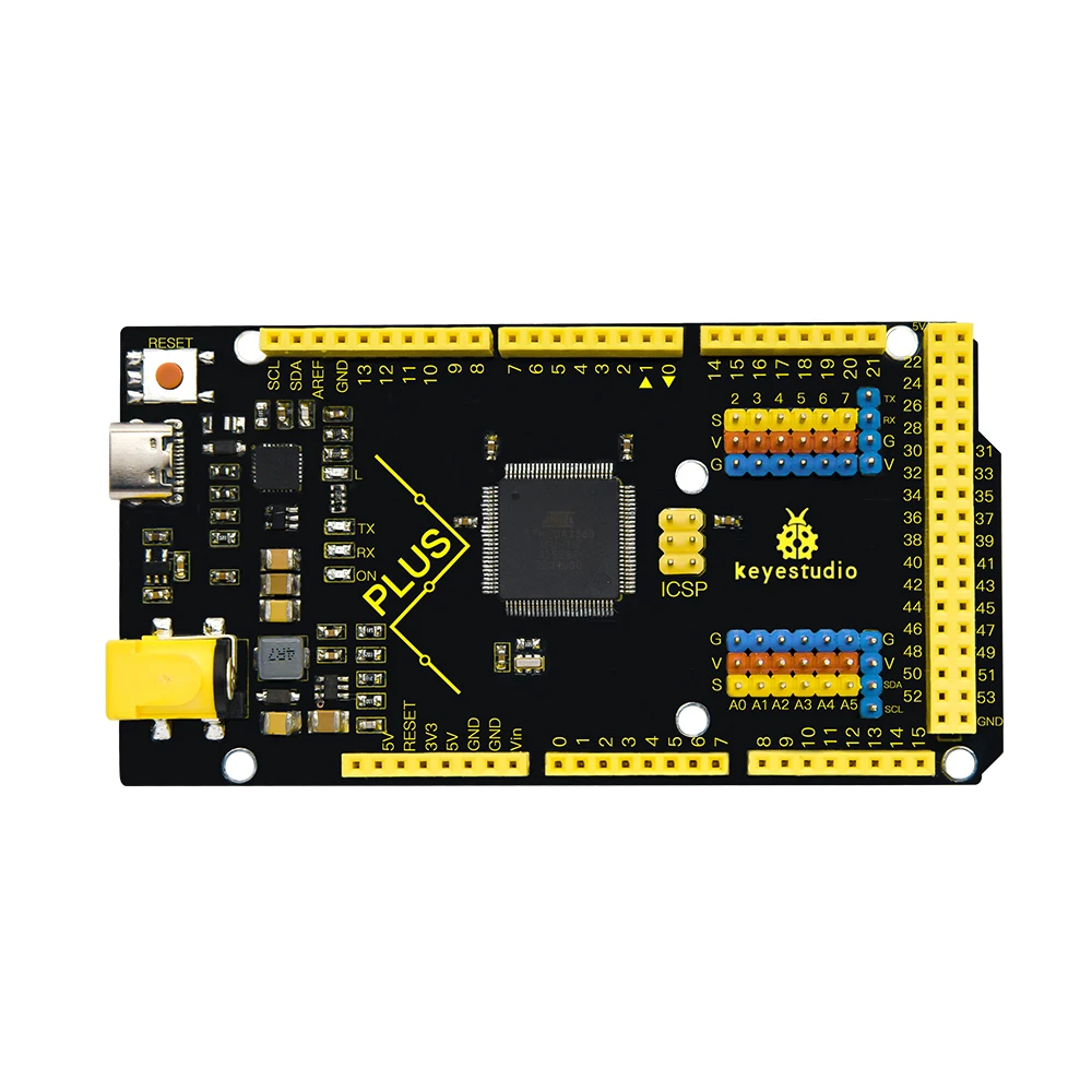 KEYESTUIDO MEGA Plus Controller Board with Type C USB Cable Compatible with ARDUINO mega 2560