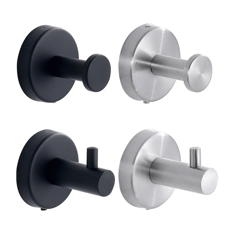 304 Stainless Steel Brushed Coat novelty hooks Engineering coat Wall hanging coat novelty hooks Bathroom living Room