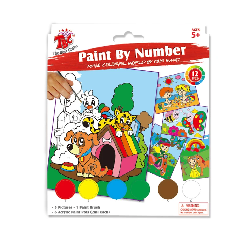 Professional Paint By Numbers Acrylic Paint Art Painting Sets