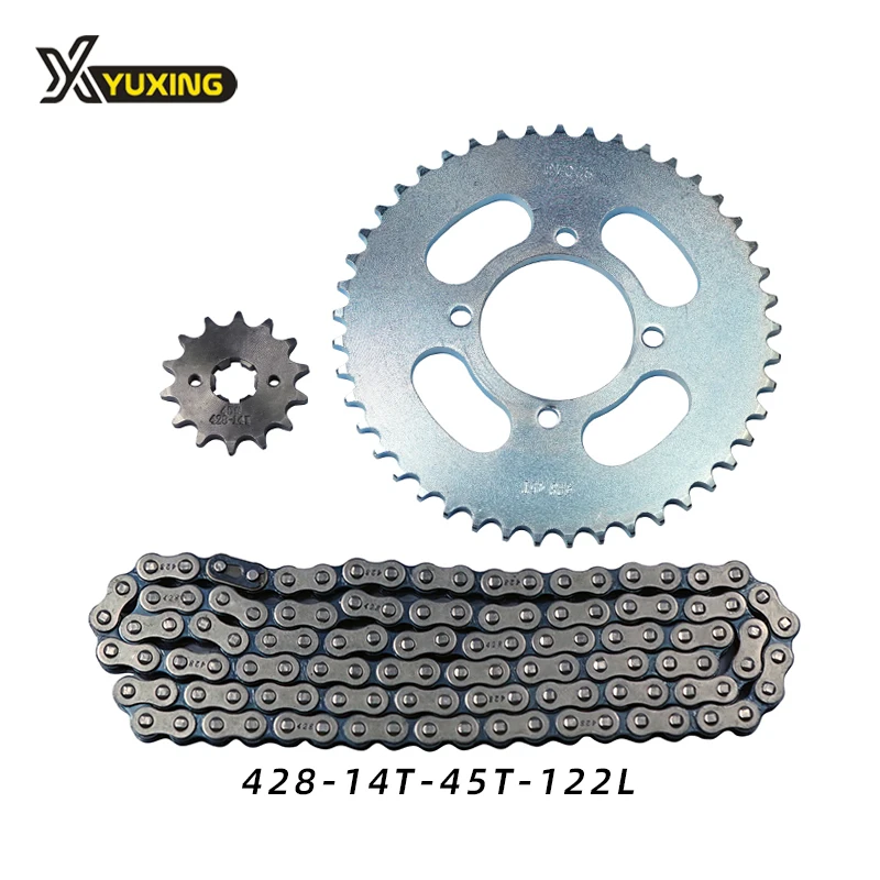 Wholesale High Quality Motorcycle Spare Parts Motorcycle Sprocket And Chain Kit Sets Wigh Cheap