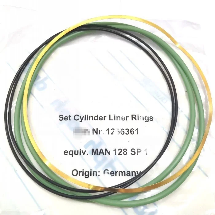 XTSEAO Good Quality 1256361 MAN 128 SP1 Set Rubber NBR Cylinder Liner O Rings for Heavy Truck