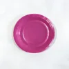 Plato de papel de 7 pulgadas * 10 piezas * Rosa roja