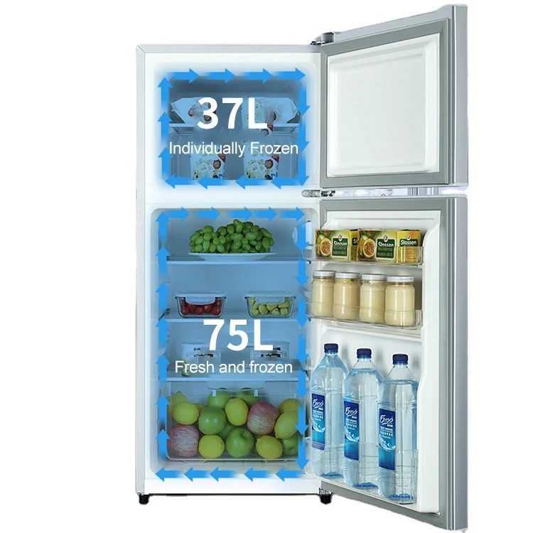 112L New Arrival Home and Renting House Compact Bottom Household Refrigerators