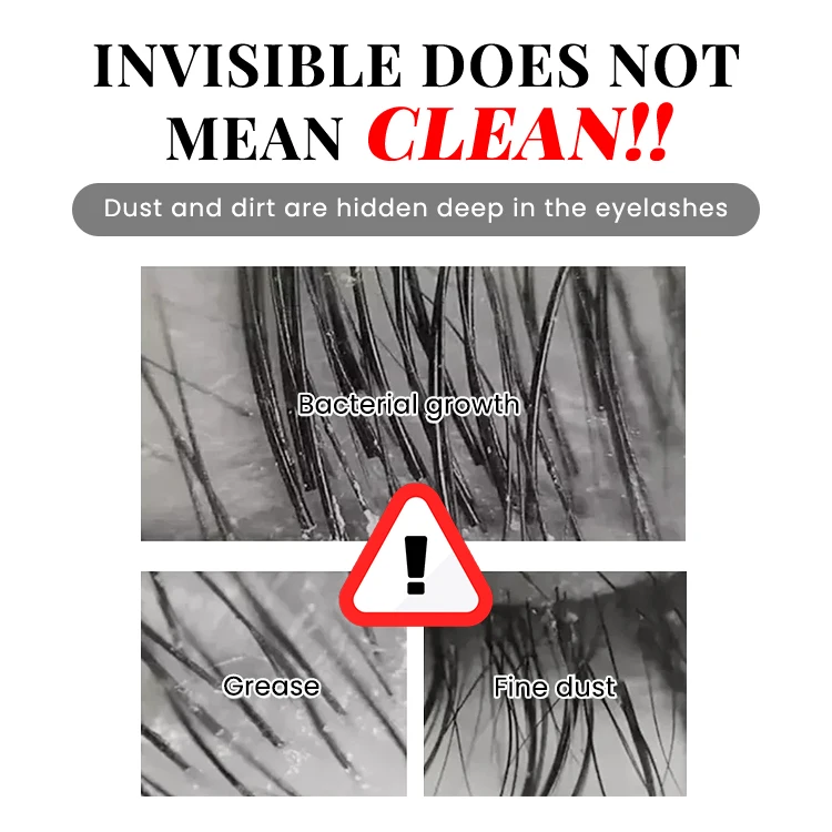 New Arrival Colorful Bubble Eye Washing Eyelash Extension Shampoo Mild