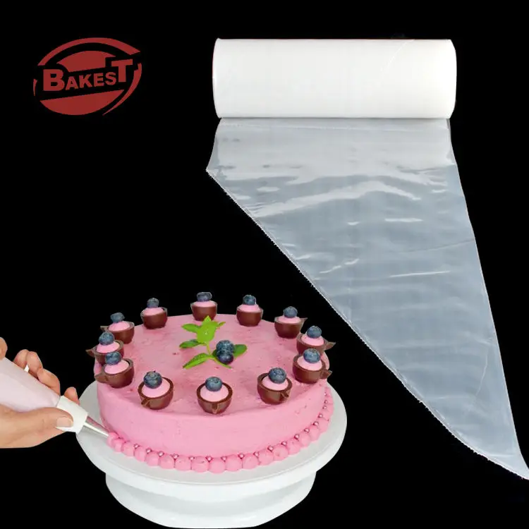 Wholesale Eco-Friendly 100Pcs Per Box Co-Extruded Large Full Size Piping Bags Disposable Cake Pastry Bag Tool Piping Bag