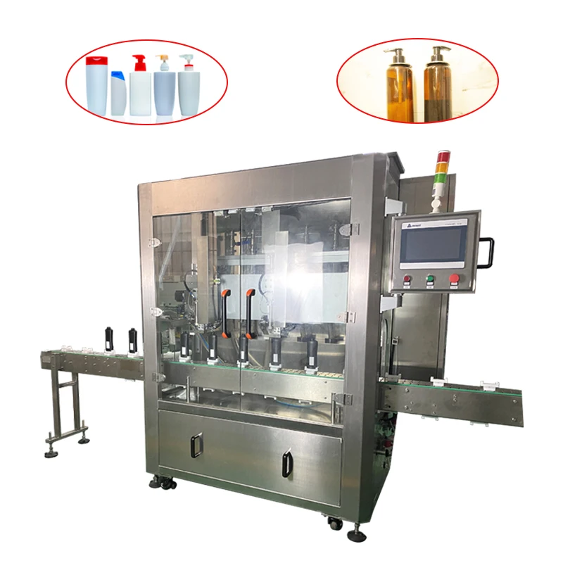 Customized Design Shampoo Filling Equipment Machine Liquid Plastic Bottle Filling Machines Automatic