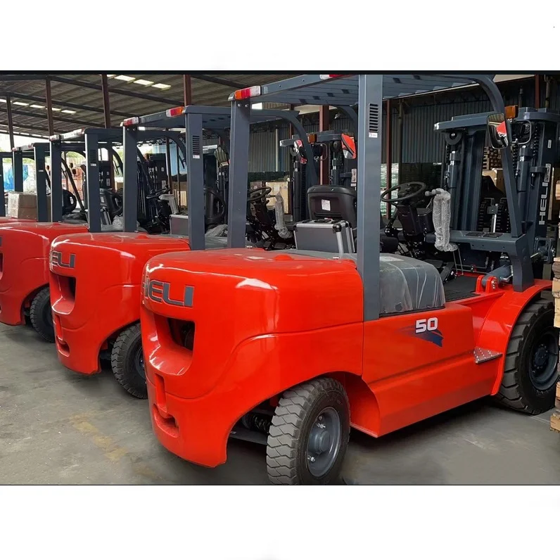 HELI diesel Forklift CPCD50 Logistic Machinery With Spare Parts