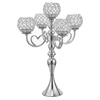 Portacandele a candelabri in argento 5 cm 54cm
