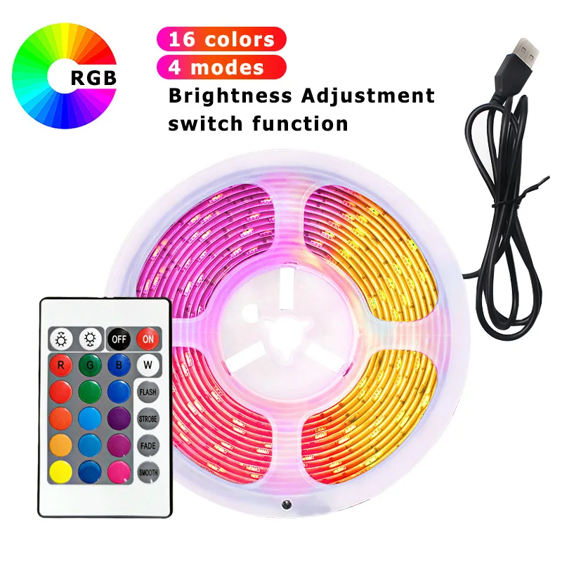 Adhesive Led Strip Light 240 144 Rgb Luz Led Waterproof 12v Smd 5050 Smart Led Strip Light 2363