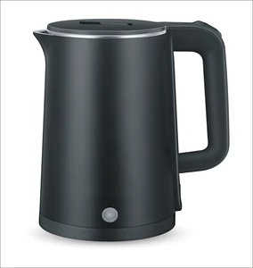 OEM 1.5L Electric Kettle with Plastic Cover Double Wall Automatic 220V Steel Material for Household Use