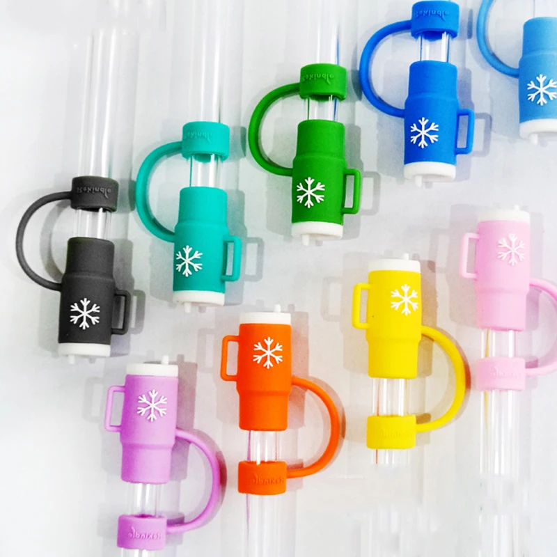 Source 1cm Mini Cute Creative Silicone Straw Cover Caps for Cups straw on  m.