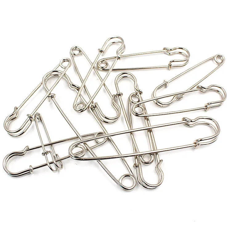 Heavy Duty Nickel Plated Stainless Steel Extra Large 4 Steel Safety Pins  For Blankets Skirts Kilts Crafts - Buy Heavy Duty Nickel Plated Stainless  Steel Extra Large 4 Steel Safety Pins For