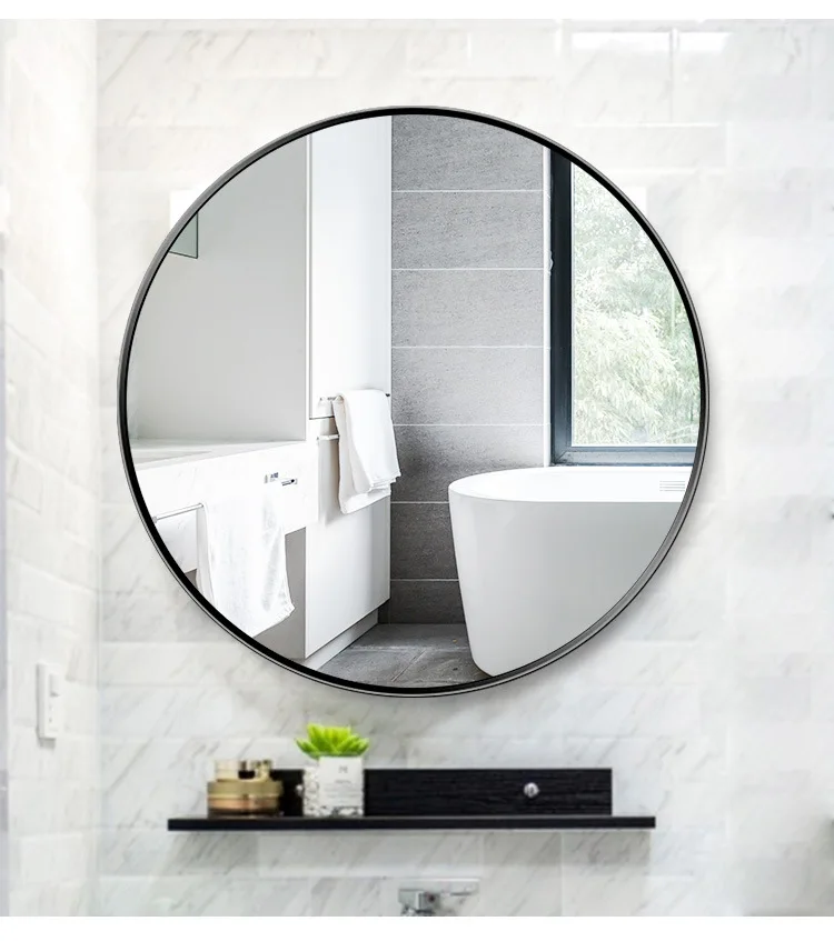 Customized Multiple Sizes Circle Mirror Round Mirror Framed Wall Mirror for Interior Decor Wall Decor