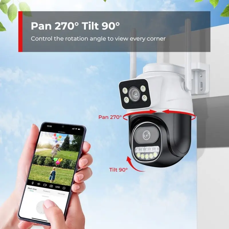 Inurl Viewframe Mode Motion Network Camera Indoor With Sensor and Audio Movement Detector Alarm Outdoor Plus Touch Monitor 7