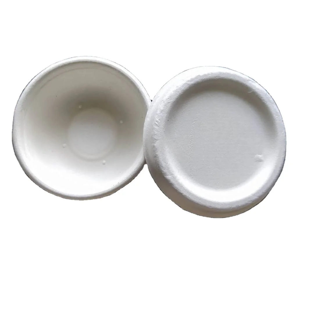 Buy Wholesale China 2 Oz Sauce Cup Lids Biodegradable 2oz Small Sugarcane  Bagasse Dipping Sauce Cup & Disposable Food Containers at USD 0.06