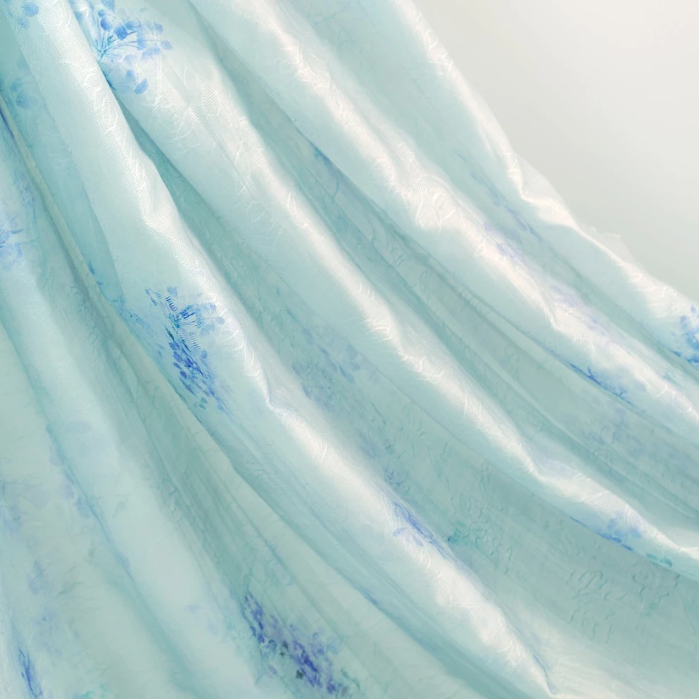 Y6018 # Новый Модный жаккардовый Тенсел лиоцелл текстильная ткань 80% 20% нейлоновая для женщин платье юбка