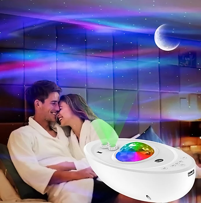 Aurora Starry Sky Projector Led String Light Table Camp Tent Christmas Decor Night Light Projector