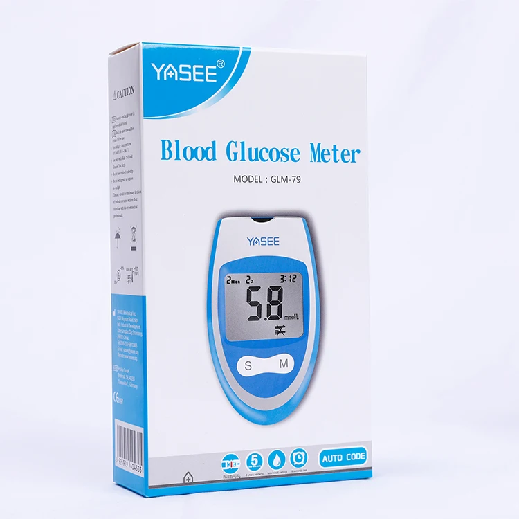 Yasee Home And Hospital Use Gluco Strip Diabetic Test Strips Blood Sugar Testing Equipment